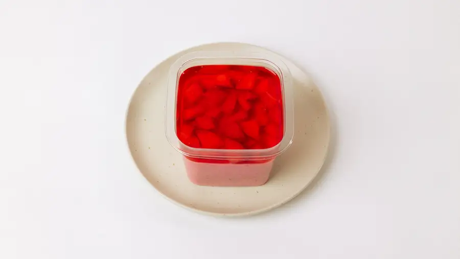 Chia Strawberry Jello Dessert