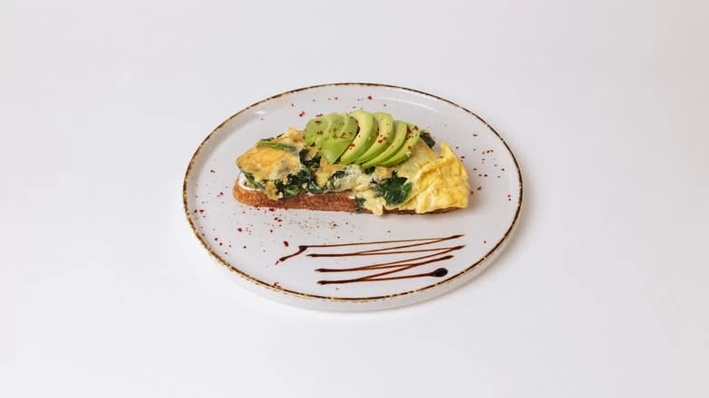 Spinach Omelette Toast