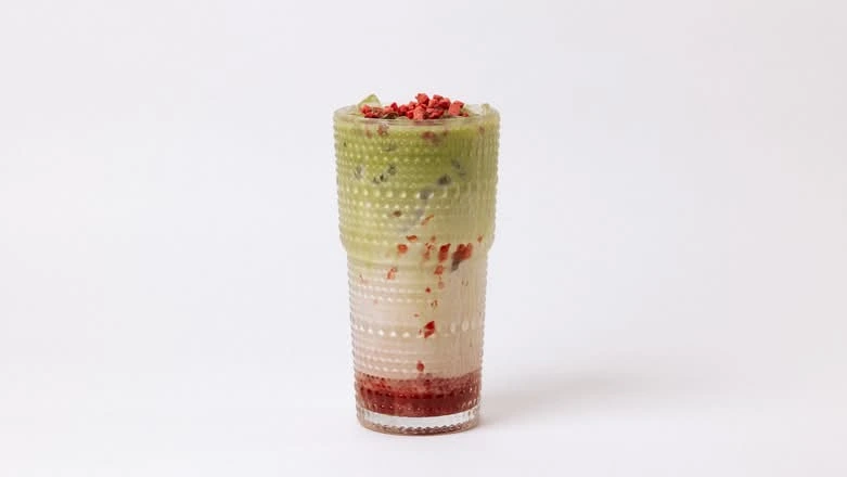 Strawberry Matcha Latte